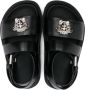 Versace Kids Medusa-plaque open-toe sandals Black - Thumbnail 3