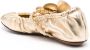 ZIMMERMANN Orchid leather ballerina shoes Gold - Thumbnail 3
