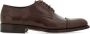 Ferragamo perforated-detailing leather derby shoes Brown - Thumbnail 1