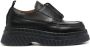 GANNI front-zip platform loafers Black - Thumbnail 1