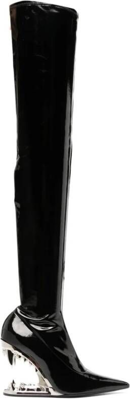 Gcds Morso 110mm vynil boots Black