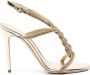 Giambattista Valli 120mm crystal-embellished sandals Gold - Thumbnail 1