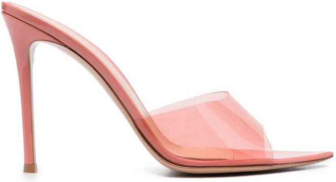 Gianvito Rossi 120mm transparent high-heel sandals Pink