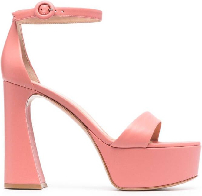 Gianvito Rossi Holly 115mm platform sandals Pink