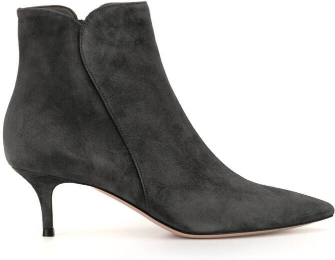 Gianvito Rossi Riccas suede ankle boots Grey