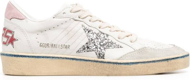 Golden Goose Ballstar low-top leather sneakers White