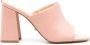 GUESS USA Keila 95mm leather mules Pink - Thumbnail 1
