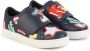 Kenzo Kids embroidered low-top sneakers Blue - Thumbnail 1