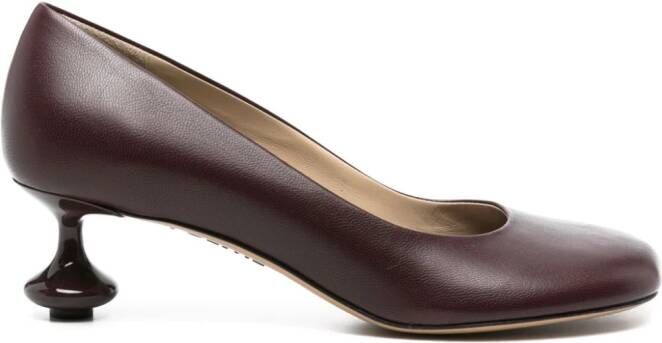 LOEWE Toy 45mm leather pumps Red