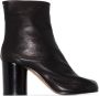 Maison Margiela Tabi 80mm leather ankle boots Black - Thumbnail 1