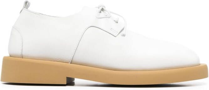 Marsèll lace-up leather derby shoes White