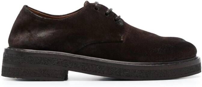 Marsèll lace-up suede oxford shoes Brown
