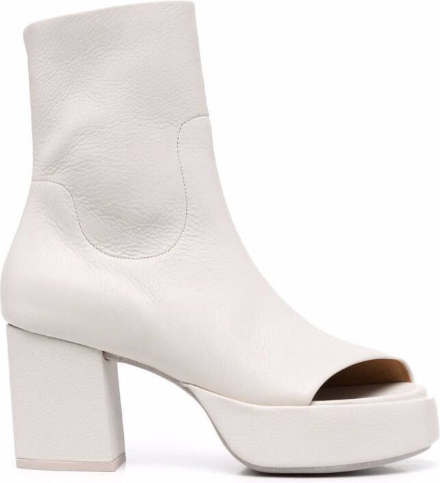 Marsèll open toe 95mm ankle boots Neutrals