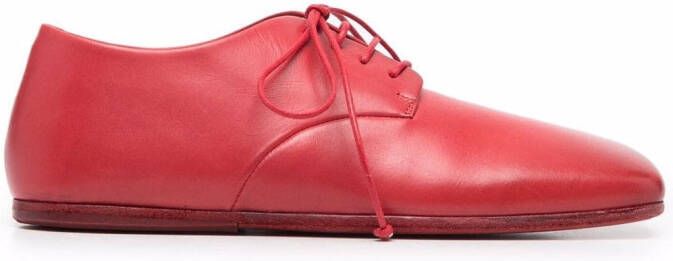 Marsèll square-toe lace-up shoes Red