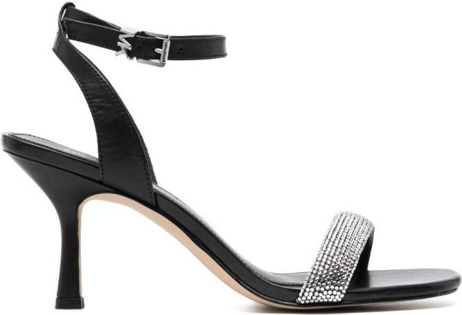 Michael Kors Carrie 90mm crystal-embellished sandals Black