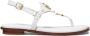 Michael Kors Casey logo-plaque thong sandals White - Thumbnail 1