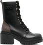 Michael Kors Hanley 75mm leather combat boots Black - Thumbnail 4