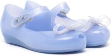 Mini Melissa Ultragirl Bow ballerina shoes Blue