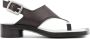 MM6 Maison Margiela Anatomic 30mm leather sandals Brown - Thumbnail 1