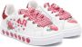 Monnalisa strawberry-print lace-up sneakers White - Thumbnail 1