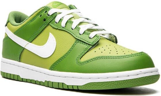 Nike Kids Dunk Low "Dark Chlorophyll" sneakers Green
