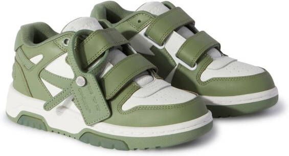 Off-White Kids Out Of Office low-top sneakers Green