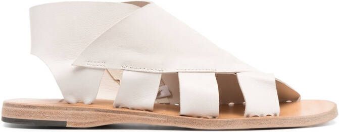 Officine Creative Itaca 70mm leather sandals Neutrals