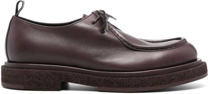 Officine Creative Wisal 002 leather Derby shoes Brown