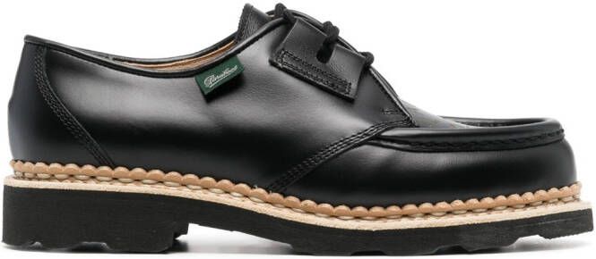 Patou x Paraboot lace-up leather shoes Black