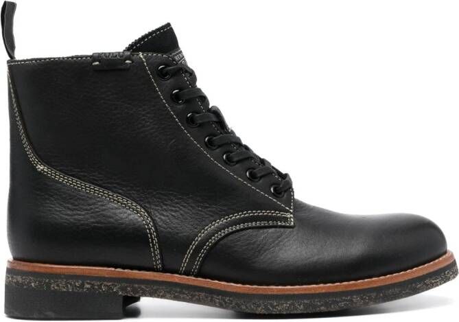 Polo Ralph Lauren leather ankle boots Black