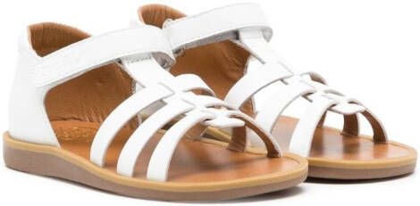 Pom D'api Poppy touch-strap sandals White