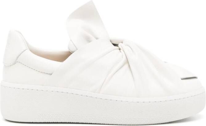Ports 1961 Bee leather sneakers White
