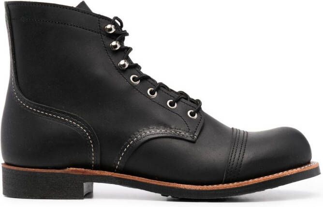 Red Wing Shoes lace-up ankle boots Black