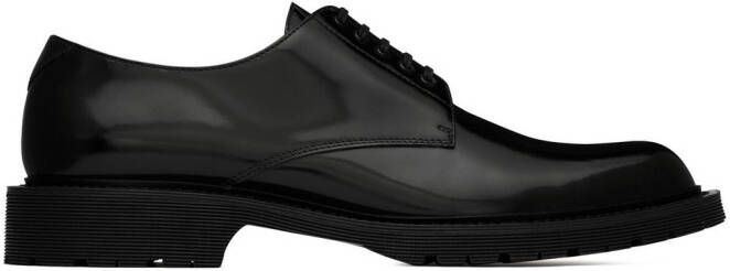 Saint Laurent Army leather Derby shoes Black