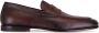 Santoni leather penny loafers Brown - Thumbnail 1