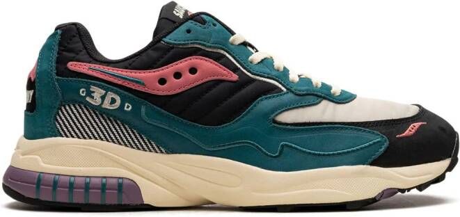 Saucony 3D Grid Hurricane "Midnight Swimming" sneakers Green