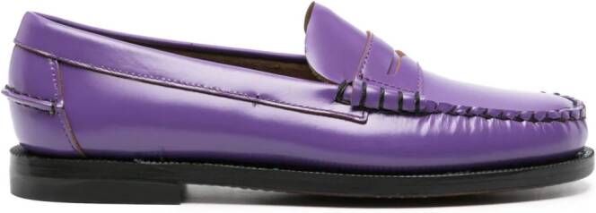 Sebago Dan leather loafers Purple