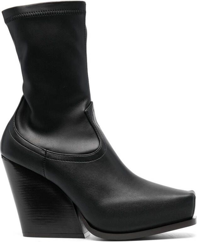 Stella McCartney Cowboy 80mm ankle boots Black