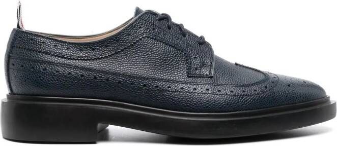 Thom Browne lace-up leather brogue Blue