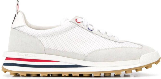 Thom Browne Tech Runner panelled sneakers White