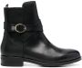 Tommy Hilfiger buckle-detail leather ankle boots Black - Thumbnail 1