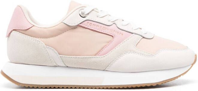 Tommy Hilfiger low-top lace-up sneakers Pink