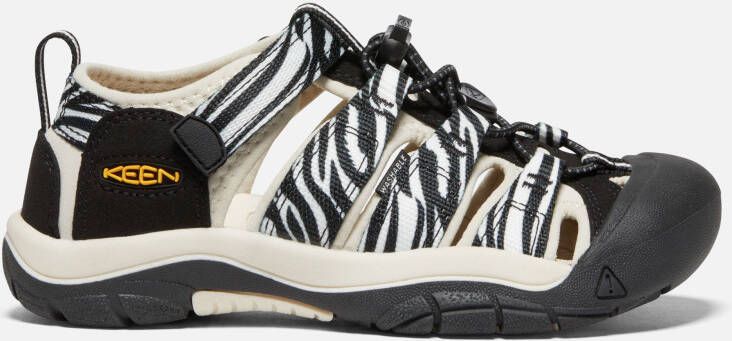 Keen Big Kids' Newport H2 Sandals Size 5 In Atms Zebra Star