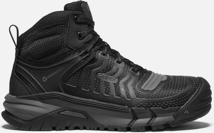 Keen Men's Kansas City Mid (Carbon-Fiber Toe) Boots Size 10.5 In Black Gun Metal