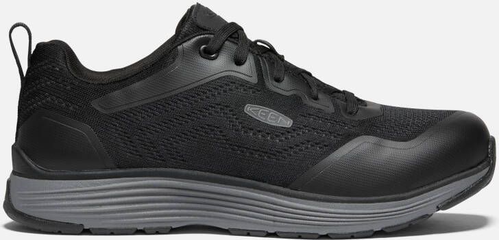 Keen Men's Sparta 2 ESD (Aluminum Toe) Shoes Size 10.5 Wide In Steel Grey Black