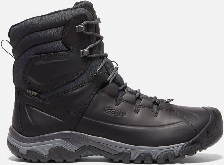 Keen Men's Waterproof Hiking Boots Targhee High Lace 12 Black Raven