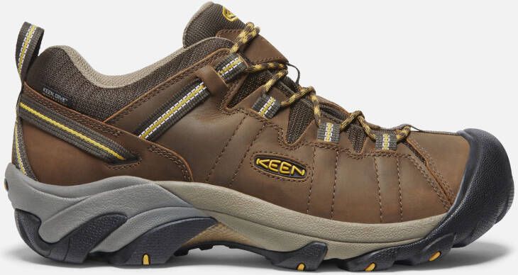 Keen Men's Waterproof Targhee II Shoes Size 15 In Cascade Brown Golden Yellow