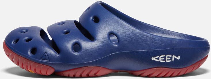 Keen Men's Yogui Sandals Size 12 In Blue Depths Red Carpet