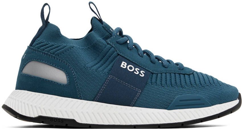 BOSS Blue Sock Sneakers