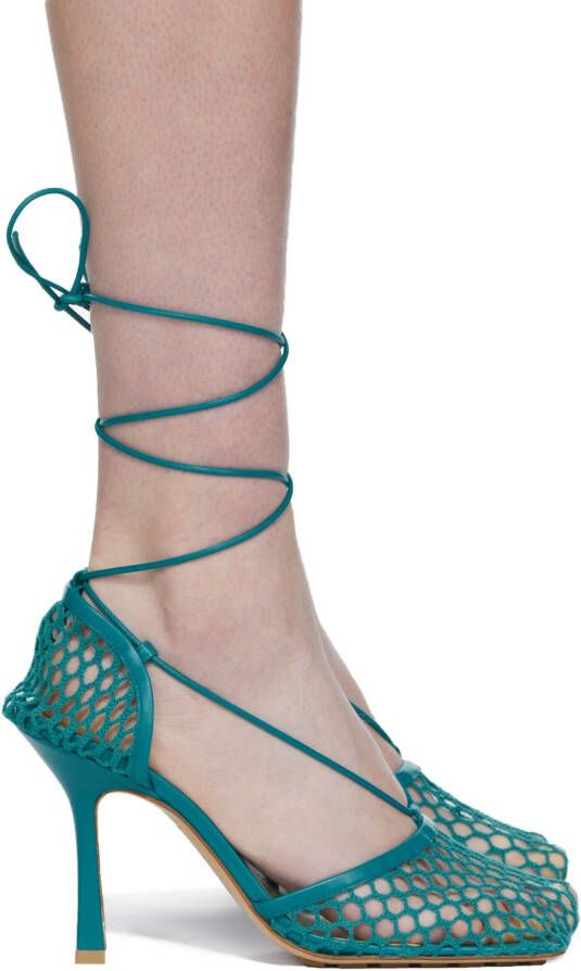 Bottega Veneta Blue Stretch Heels
